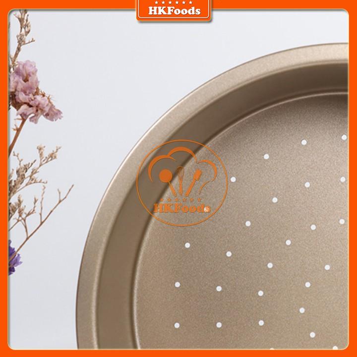 Khuôn chống dính cao cấp hình tròn đáy lỗ 22cm