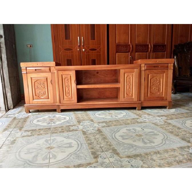 Kệ Tivi Gỗ Xoan Đào