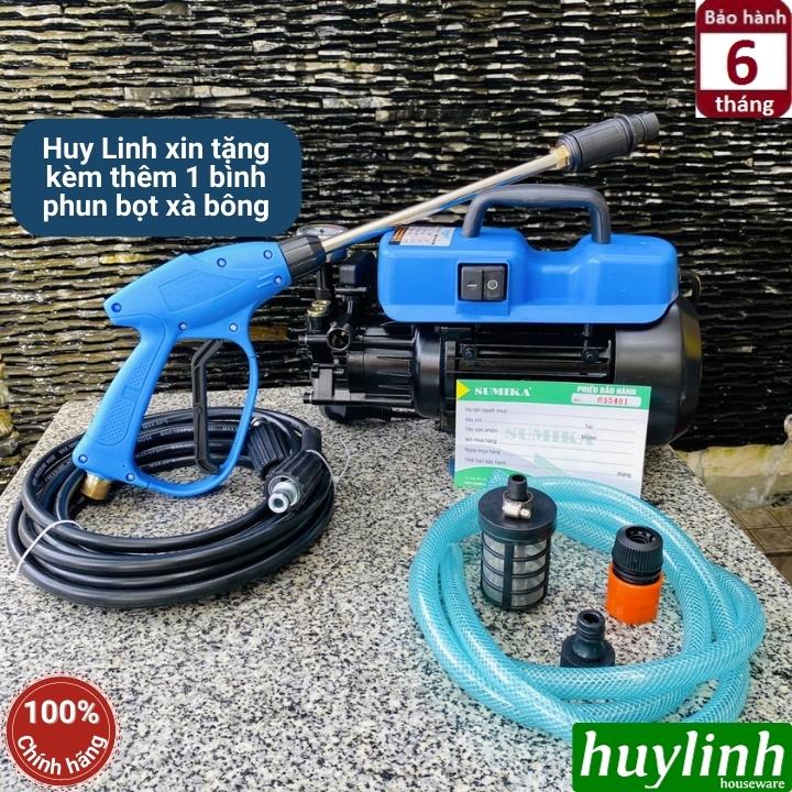 Máy rửa xe cao áp Sumika S8 - 1600W - Motor lõi đồng 100% - Tặng bình phun xà bông