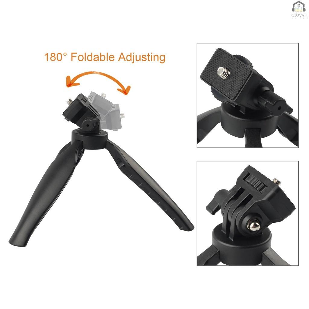 Giá đỡ ba chân 180 độ có thể gập lại với giao diện 1/4 inch cho máy ảnh DSLR SLR