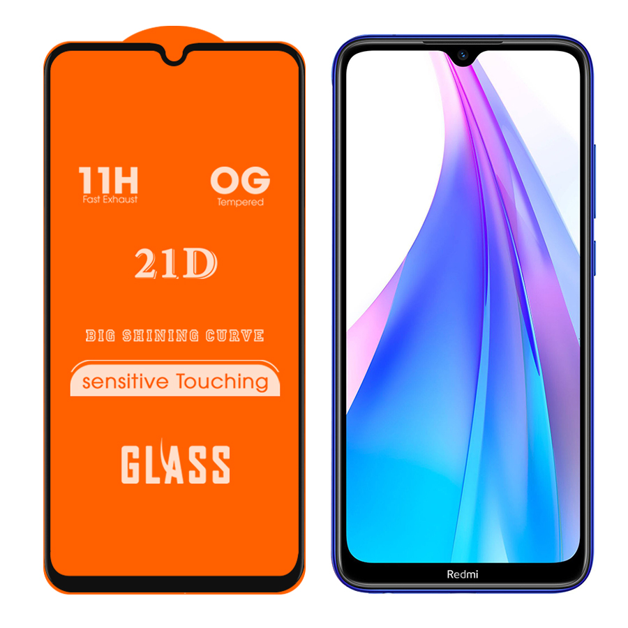 Kính Cường Lực 21D cho Xiaomi Redmi Note 8T Full Keo Màn Hình 21D SIÊU BỀN, SIÊU CỨNG, ÔM SÁT MÁY- HANDTOWN- HÀNG CHÍNH HÃNG