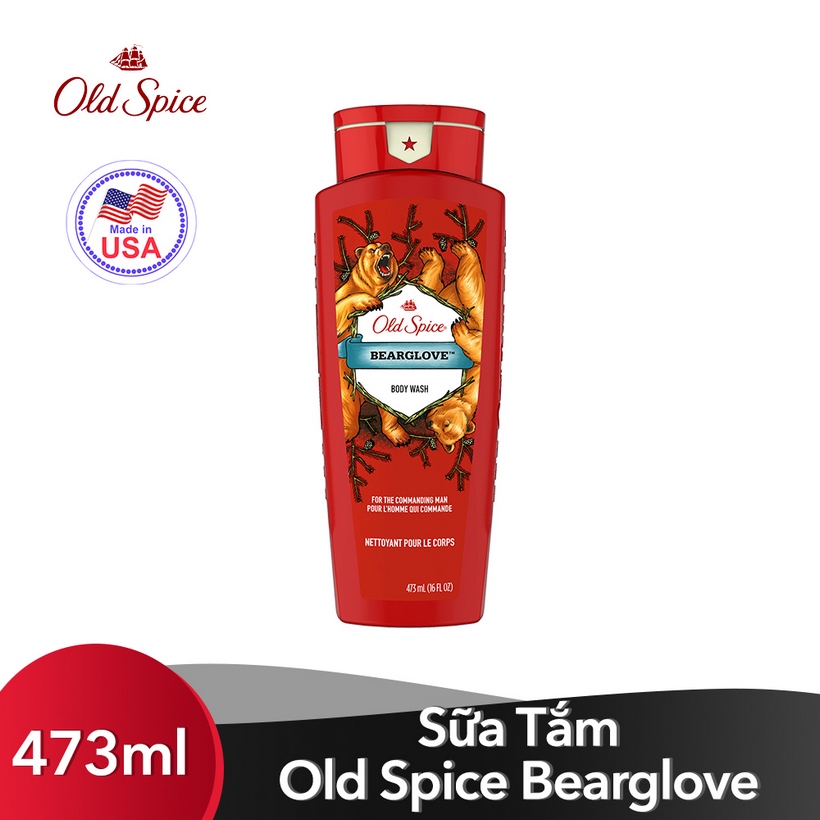 Sữa Tắm Old Spice Bearglove Body Wash 473ml