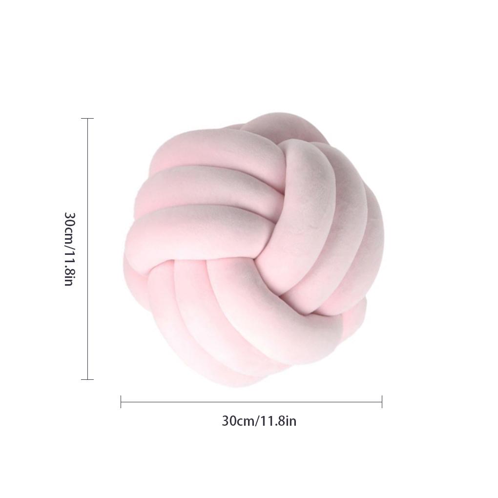 5 màu sắc Ném, Gối Phòng Ngủ Ném Gối Trẻ Em Phòng Khách Phòng Dệt Thiết Kế Nút Thắt Gối Cotton Nhung Thắt Nút Đệm