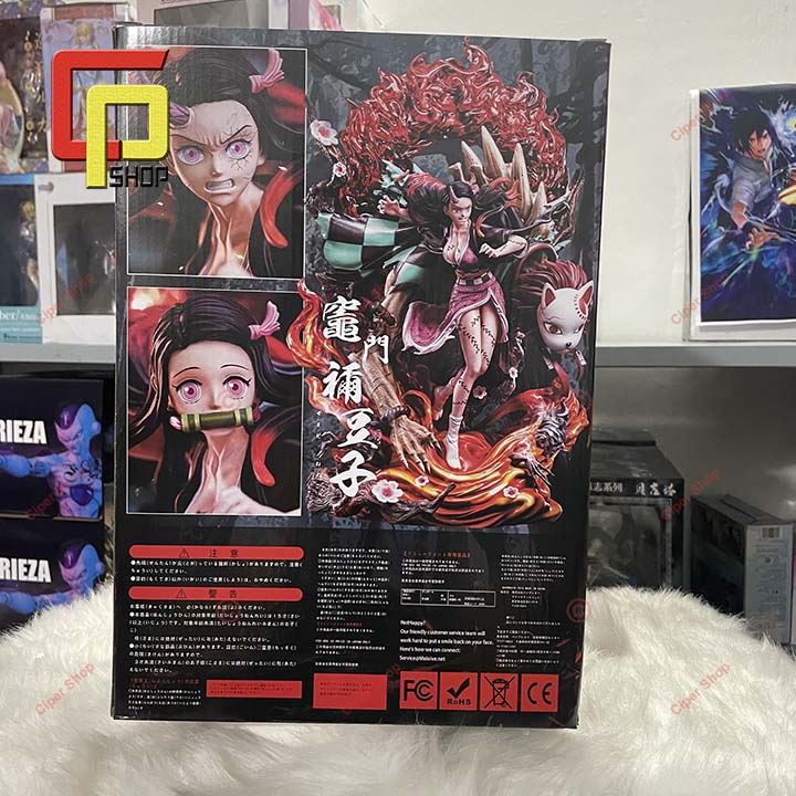 Mô hình Kamado Nezuko - Figure Nezuko Kimetsu no Yaiba - Có Led