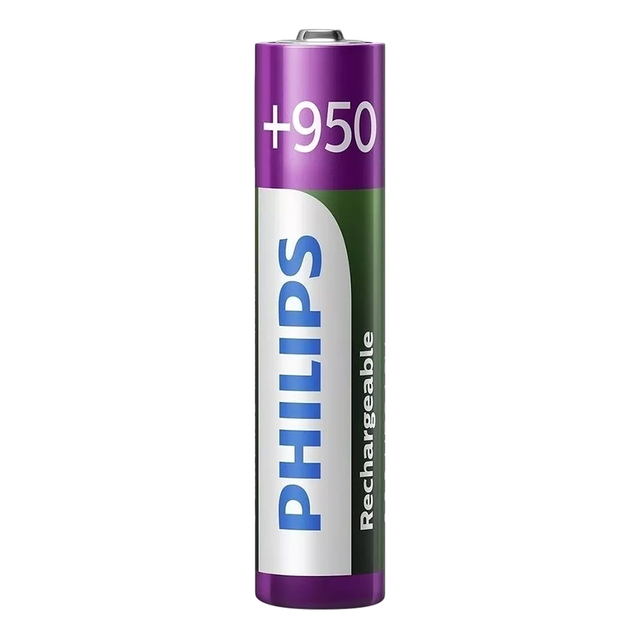 Pin sạc Philips NIMH AAA 950mAh R03B2A95 (2 viên AAA)