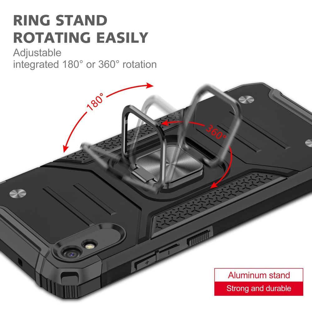 Ốp lưng cho Xiaomi Redmi 8 8A 9 9A 9C 9T Chống sốc Kemeng kèm nhẫn iring