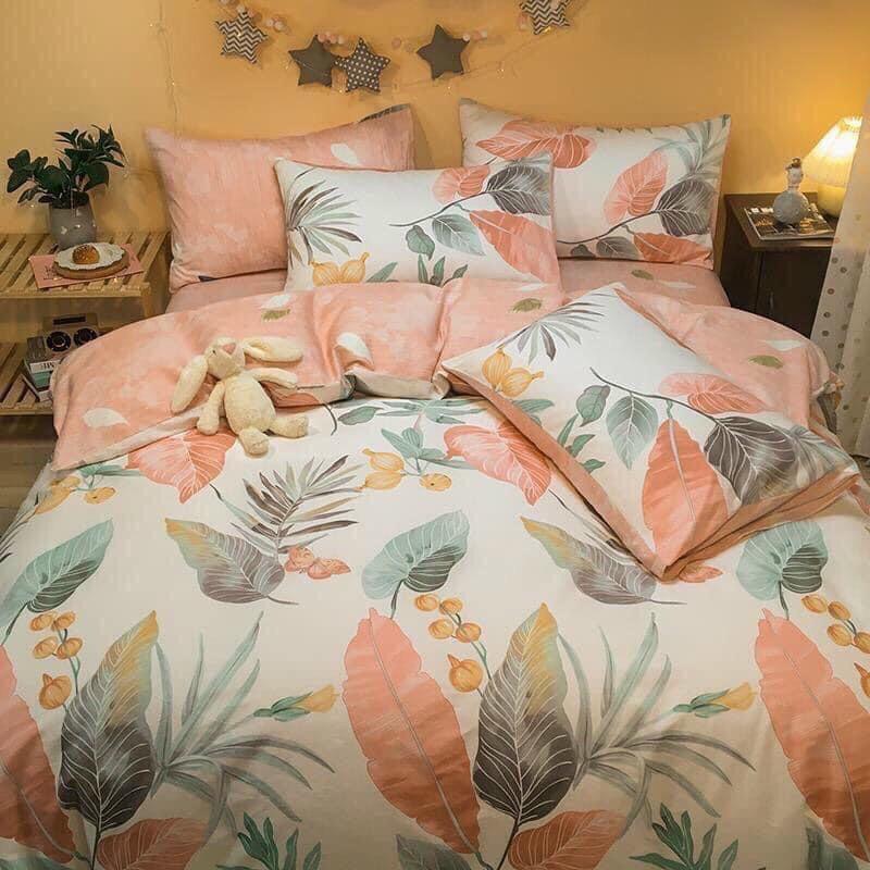 Set Ga Và Gối Nằm CHƯA GỒM CHĂN Cotton Korea Bedding Drap Giường Đủ Kích Thước Trải Nệm