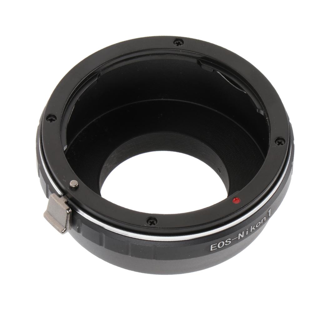 Hợp Kim Nhôm Adapter Ring Dành Cho Canon EOS EF EF-S Ống Kính Máy Ảnh Cơ Thể Cho Nikon 1 V1 J1 Máy Ảnh (Đen)