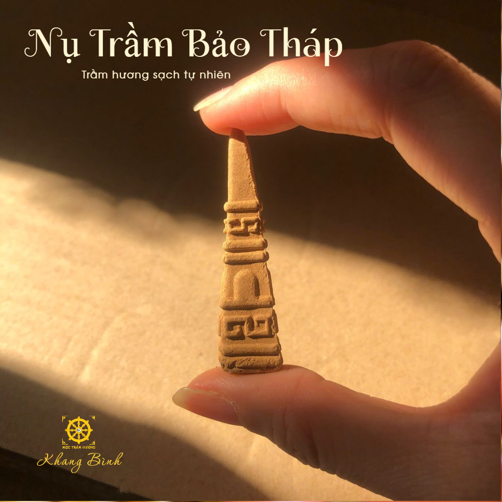Nụ trầm hương Bảo Tháp Cao Cấp (45 Nụ) xông nhà cửa , hương thơm thanh ngọt dễ chịu - Mộc Trầm Hương Khang Bình