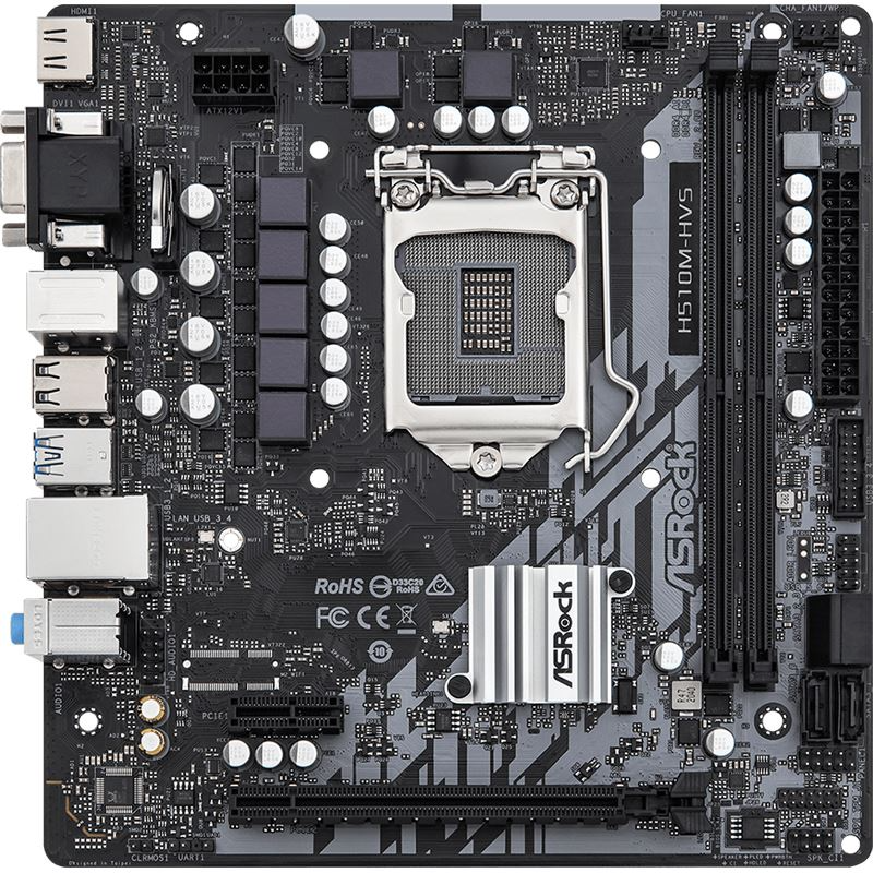 Bo mạch chủ Mainboard Asrock H510M - HVS R2.0- Hàng Chính Hãng