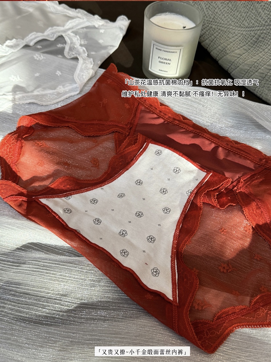 QUẦN LÓT SATIN REN LƯỚI QUYẾN RŨ KIỂU PHÁP TỪ 40-70KG DÀNH CHO NỮ