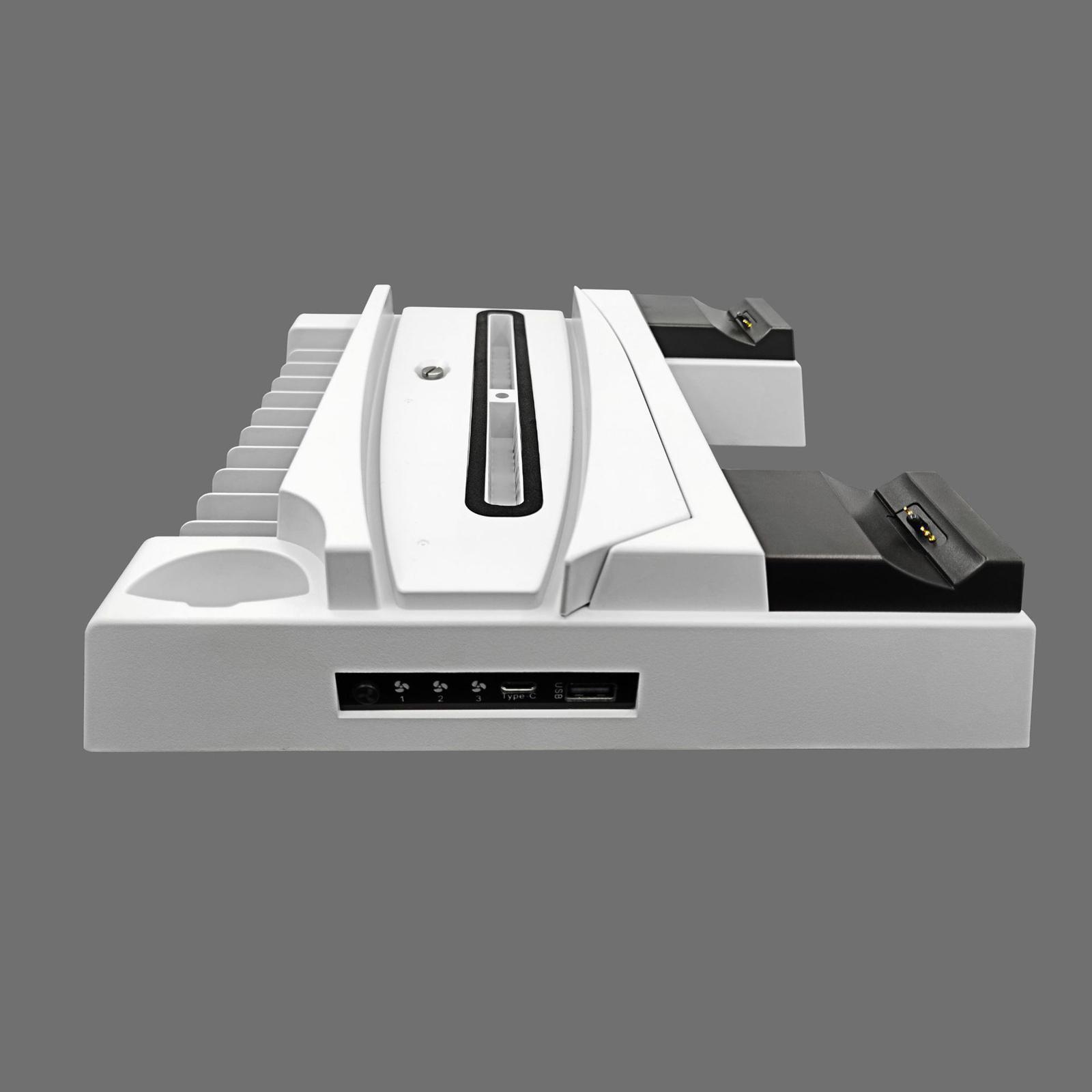 Vertical Stand with Cooling Fan Indicator Lamps for   5 Console