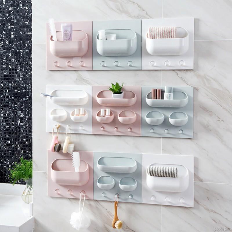 Giá nhựa để đồ dùng gắn tường tiện lợi