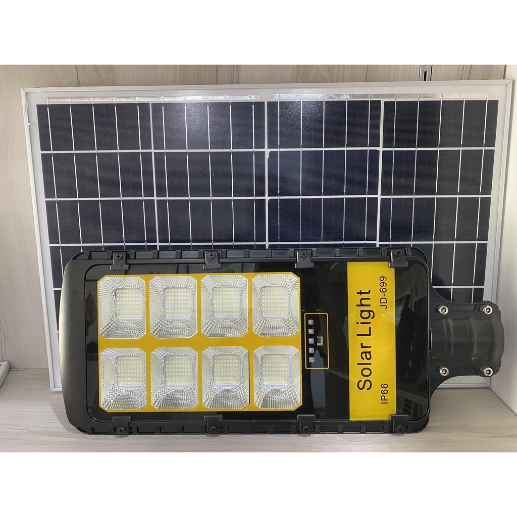 Đèn đường năng lượng mặt trời cao cấp Jindian Mã JD699 Công suất 200W Khung Nhôm, Chip Led "SMD"