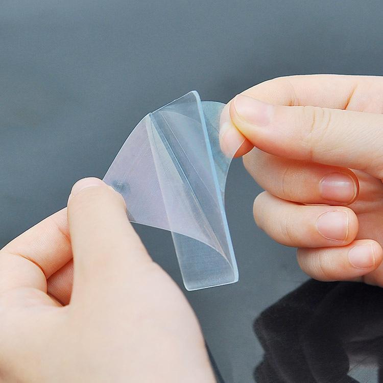 Miếng Dán Tường 2 Mặt Trong Suốt - Dán Tranh Ảnh, Dán Dự Phòng Cho Móc Treo Đồ, Kệ Nhà Tắm, Kệ Remote