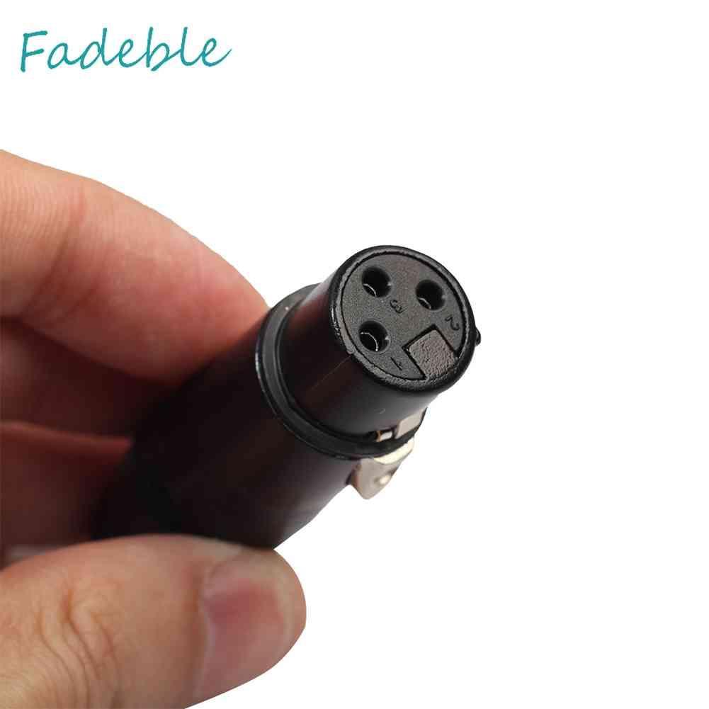 Set 10 Đầu Nối Dây Cáp Âm Thanh XLR 3Pin