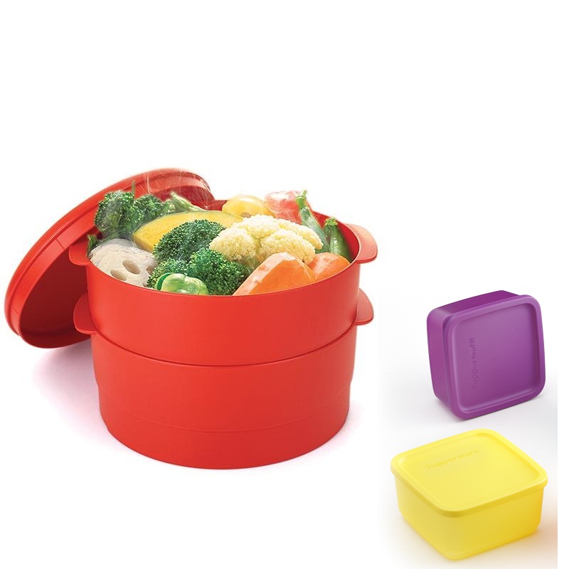 BỘ XỬNG 2 TẦNG, 2 HỘP BQTP TUPPERWARE