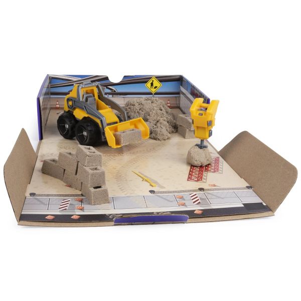 Đồ chơi KINETIC SAND Bộ dụng cụ và cát xây dựng công trình 6044178