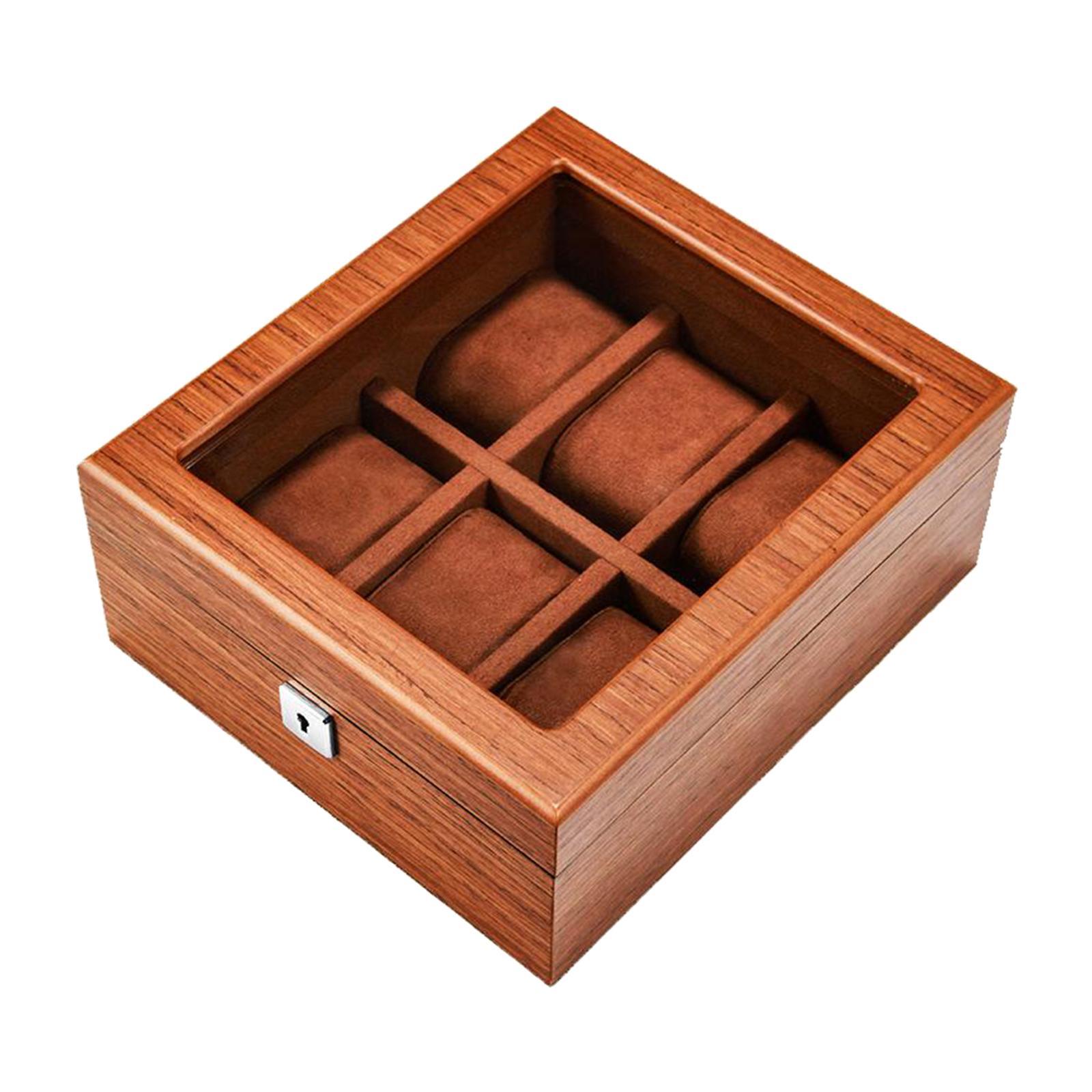 Display Case with 6 Slot Jewelry Box