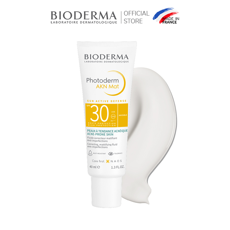 Kem Chống Nắng Da Dầu Bioderma Photoderm AKN Mat SPF 30 (40ml)