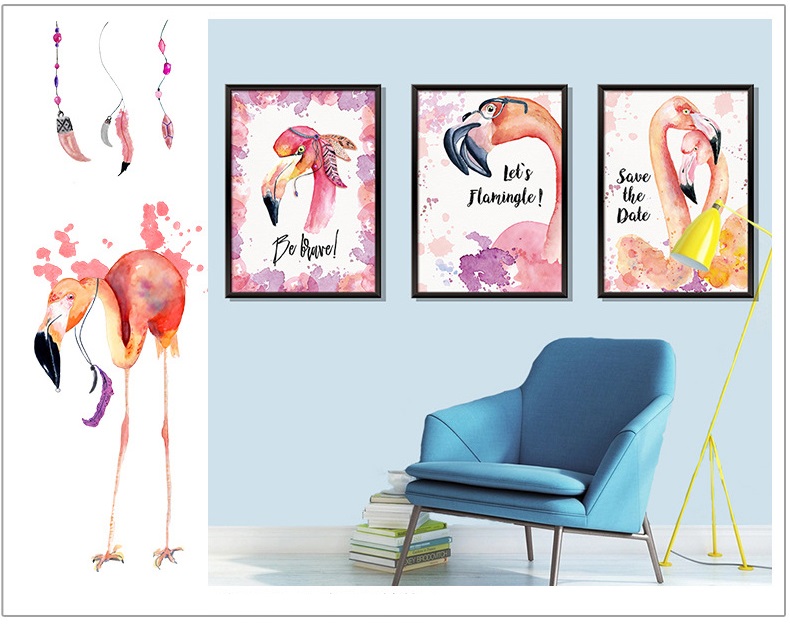 Decal dán tường 3D trang trí phòng cưới, phòng ngủ lãng mạn Save the date