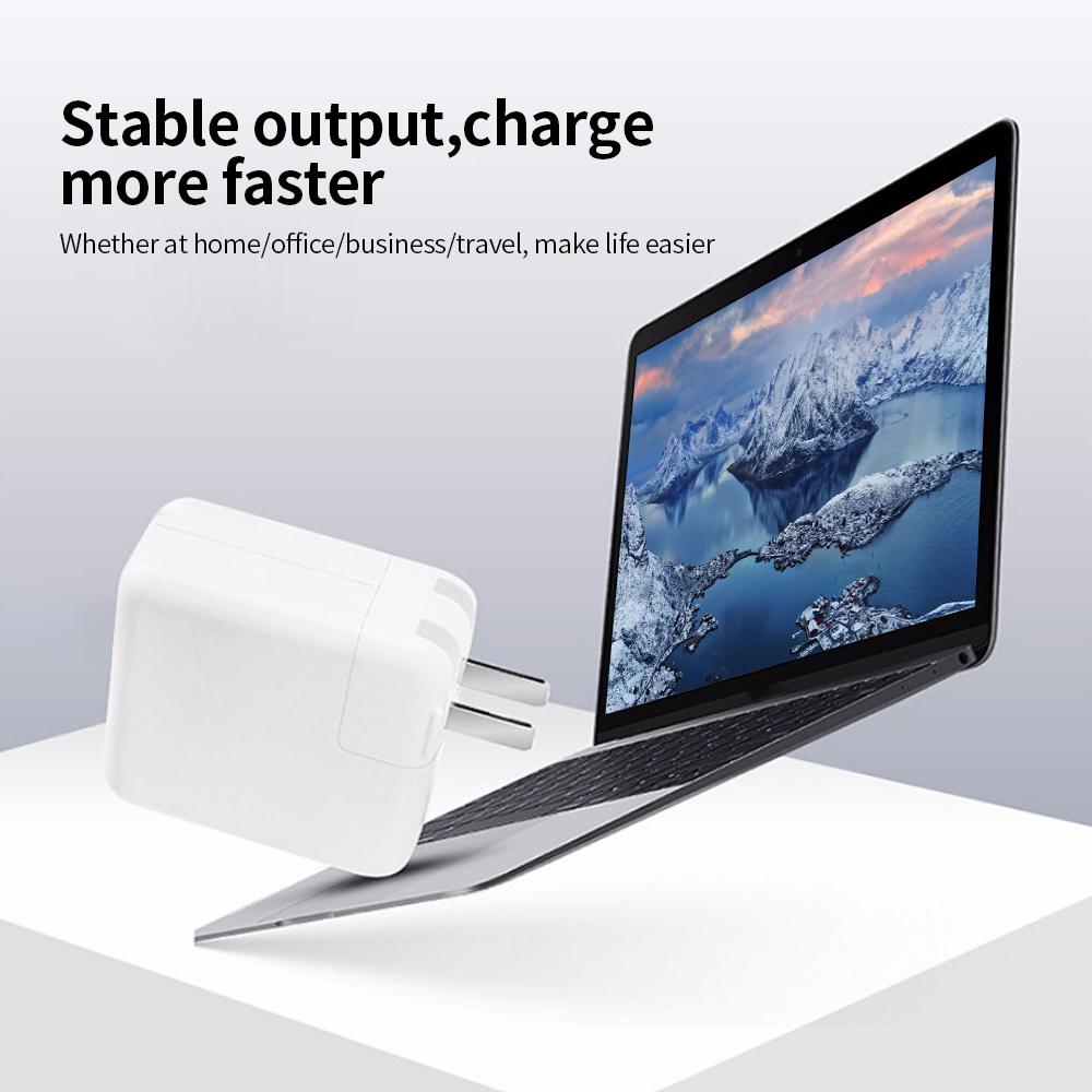 Bộ đổi nguồn máy tính xách tay 61W Type-C và USB-C không có cáp Type-C