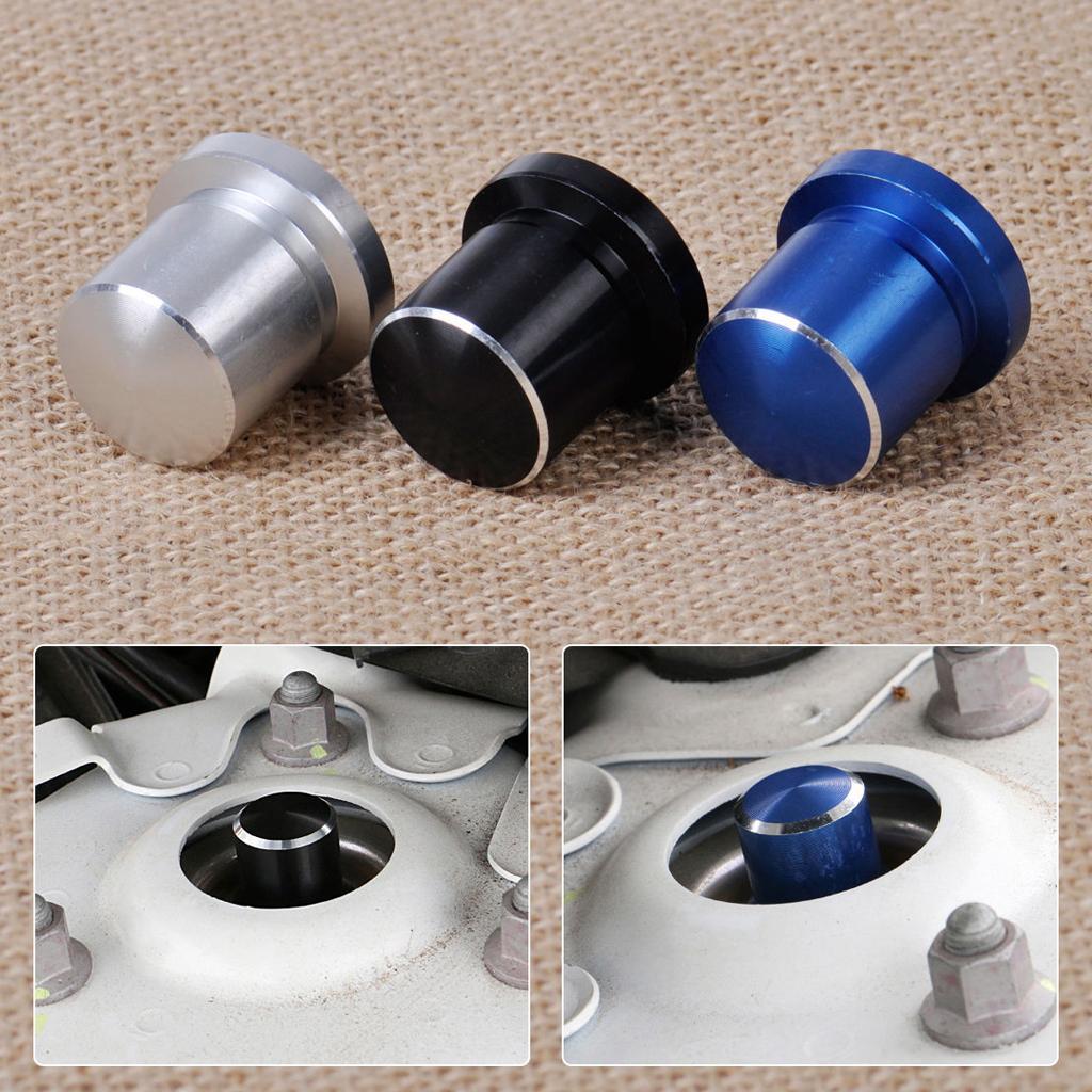 2x 2x Aluminum Alloy Dustproof Metal Shock Absorber Screw Cover for 08-15