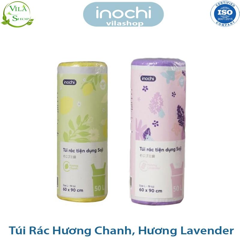 Túi Đựng Rác, Túi Rác Hương Chanh, Hương Lavender Tự Huỷ Có Quai Tiện Dụng, Dạng Cuộn Loại 10L 25L 50L