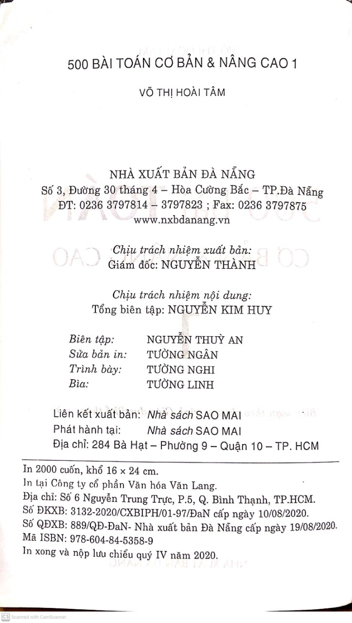 500 Bài Toán Cơ Bản &amp; Nâng Cao Lớp 1 biên soạn theo chương trình giáo dục phổ thông mới