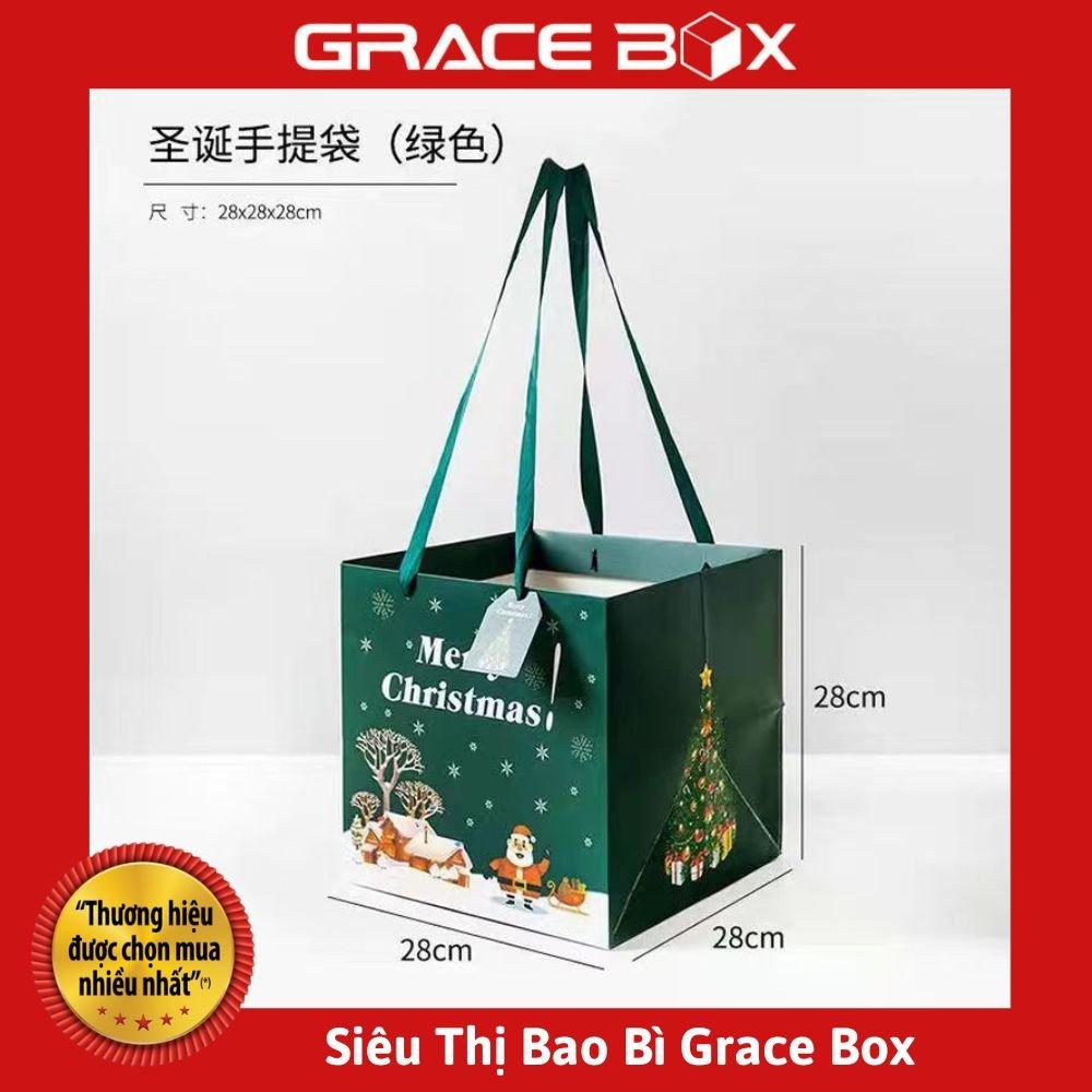 Túi Giấy Quà Tặng Giáng Sinh Hàng Cao Cấp - Merry Christmas - Siêu Thị Bao Bì Grace Box
