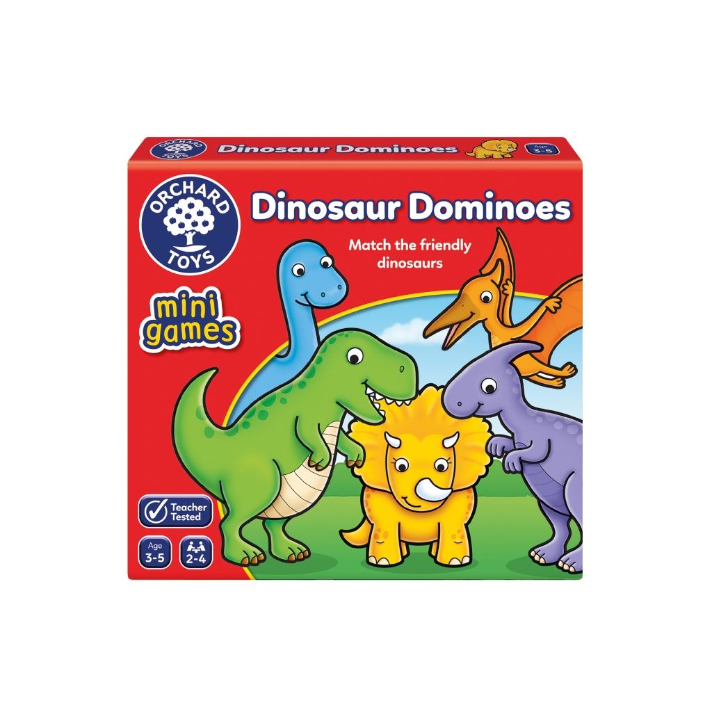 Trò chơi trí tuệ Dinosaur Dominoes giúp trẻ nhận dạng màu sắc và kỹ năng quan sát, ghi nhớ