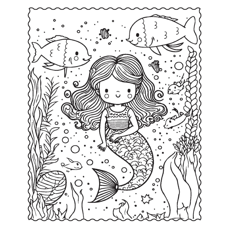 Sách Markerific - Activity Folder - Mermaid Metallics