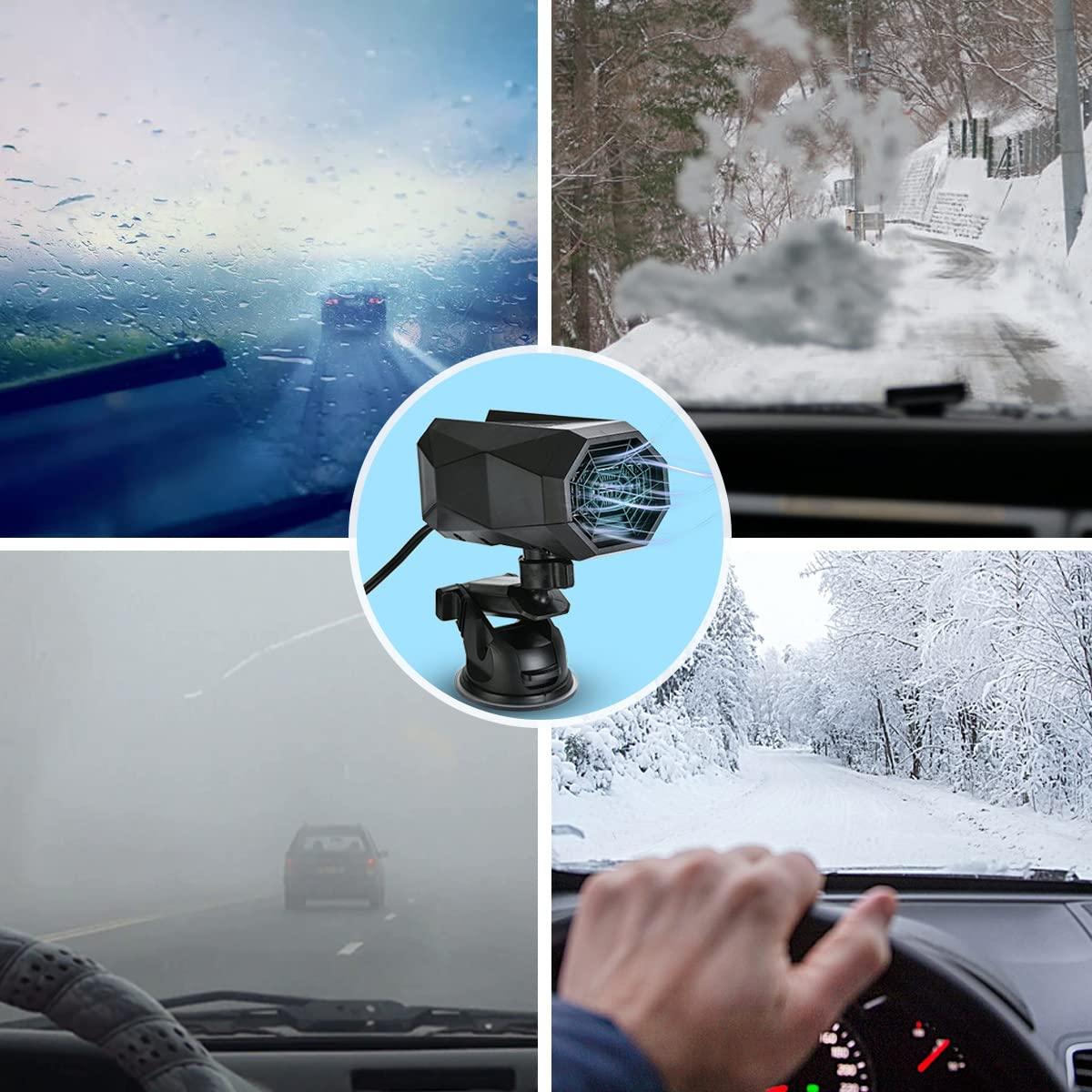 Làm nóng xe hơi, quạt sưởi ấm 12V 150W, xe sưởi 2 trong 1 và quạt làm mát, quạt sưởi xe hơi, xe chắn gió xe hơi xe hơi