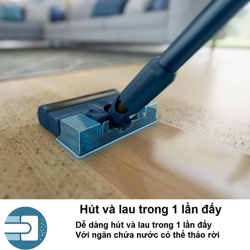 Máy hút bụi không dây Aqua Series 5000, thế hệ 10 chuyên nghiệp. Thương hiệu Hà Lan cao cấp Philips - XC5141. HÀNG CHÍNH HÃNG