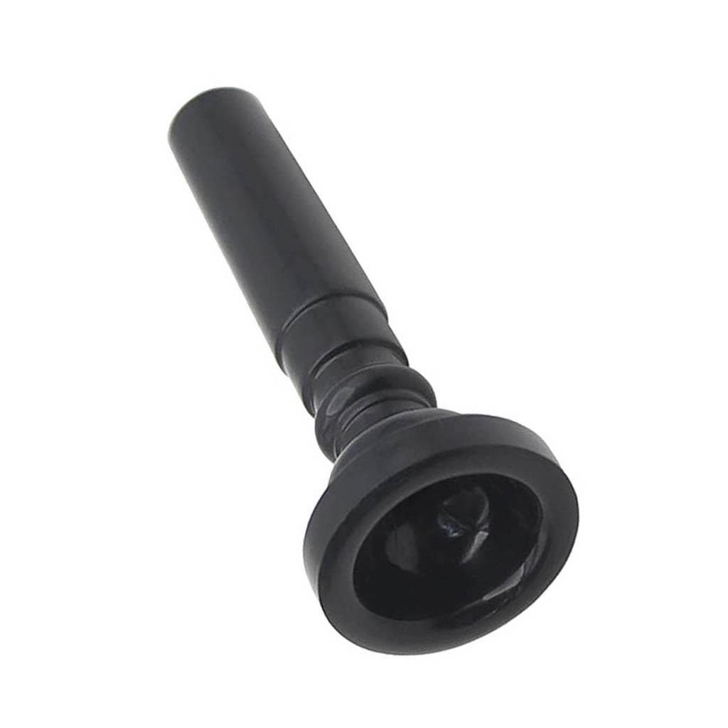 2X ABS  Trumpet Mouthpiece for Trumpet Accessories Black