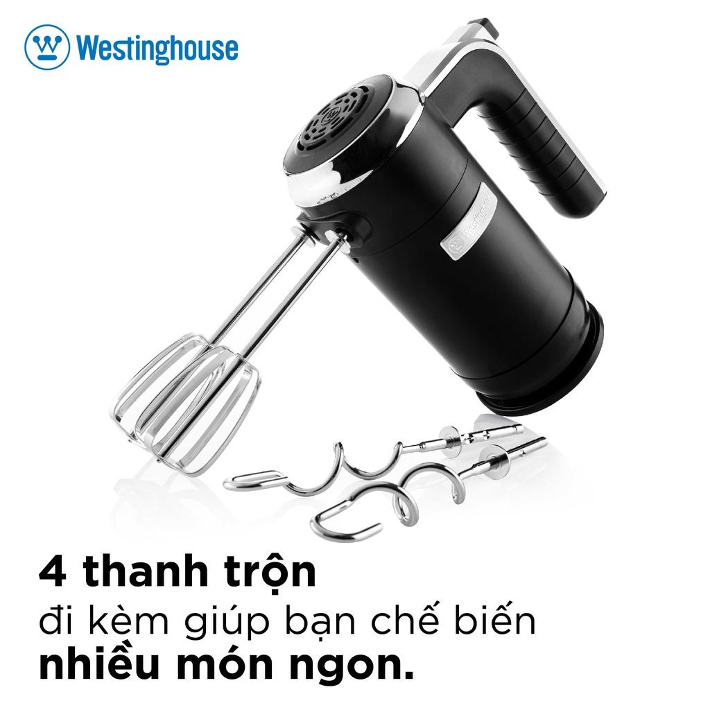 Máy Đánh Trứng, Trộn Bột Cầm Tay Westinghouse, Máy Tạo Bọt Cafe, Công Suất 350W, 6 Tốc Độ, Màn Hình Led, Nhập Mỹ