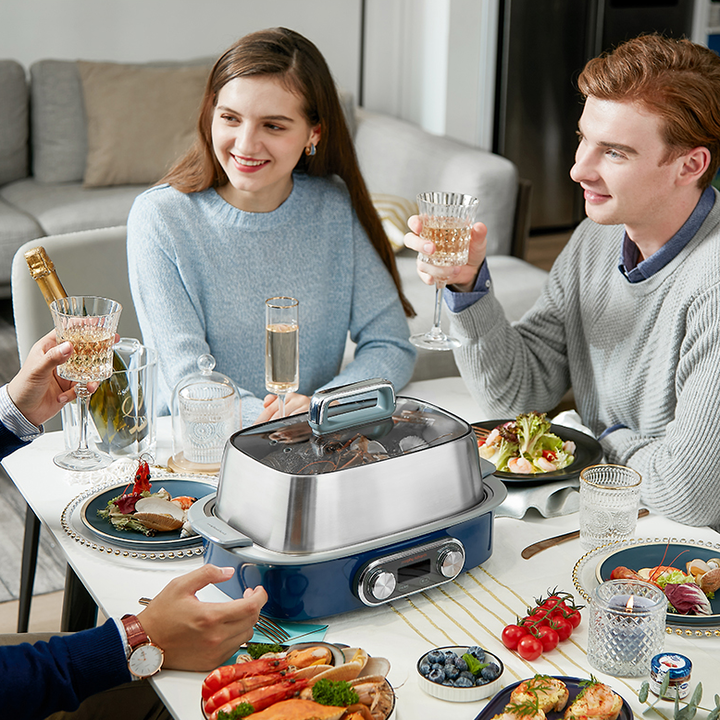 Nồi hấp đa năng Morphy Richards MR1168 2000W - Hàng Nhập Khẩu