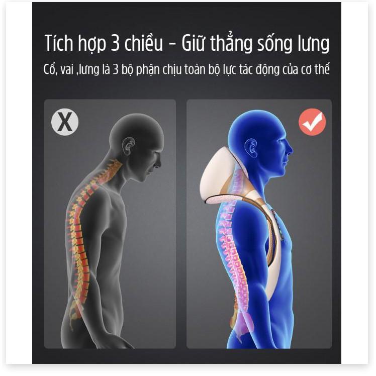 ️ Máy massage vai gáy điện 6 nút chức năng