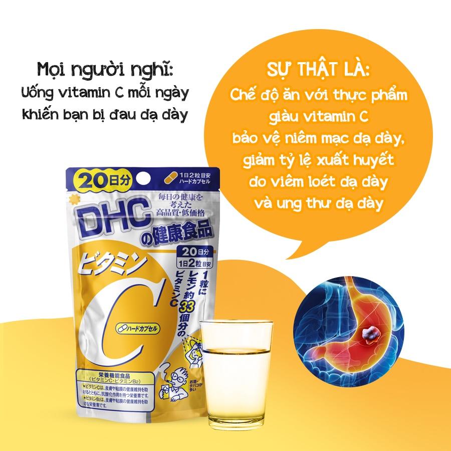 Viên uống DHC Bổ sung Vitamin C Nhật Bản 90 ngày (180viên/gói)