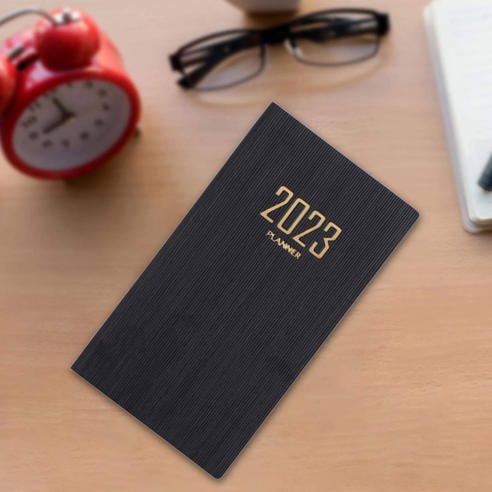2Pcs Daily Account Monthly Notebook Planner Appointment Calendar for Travel