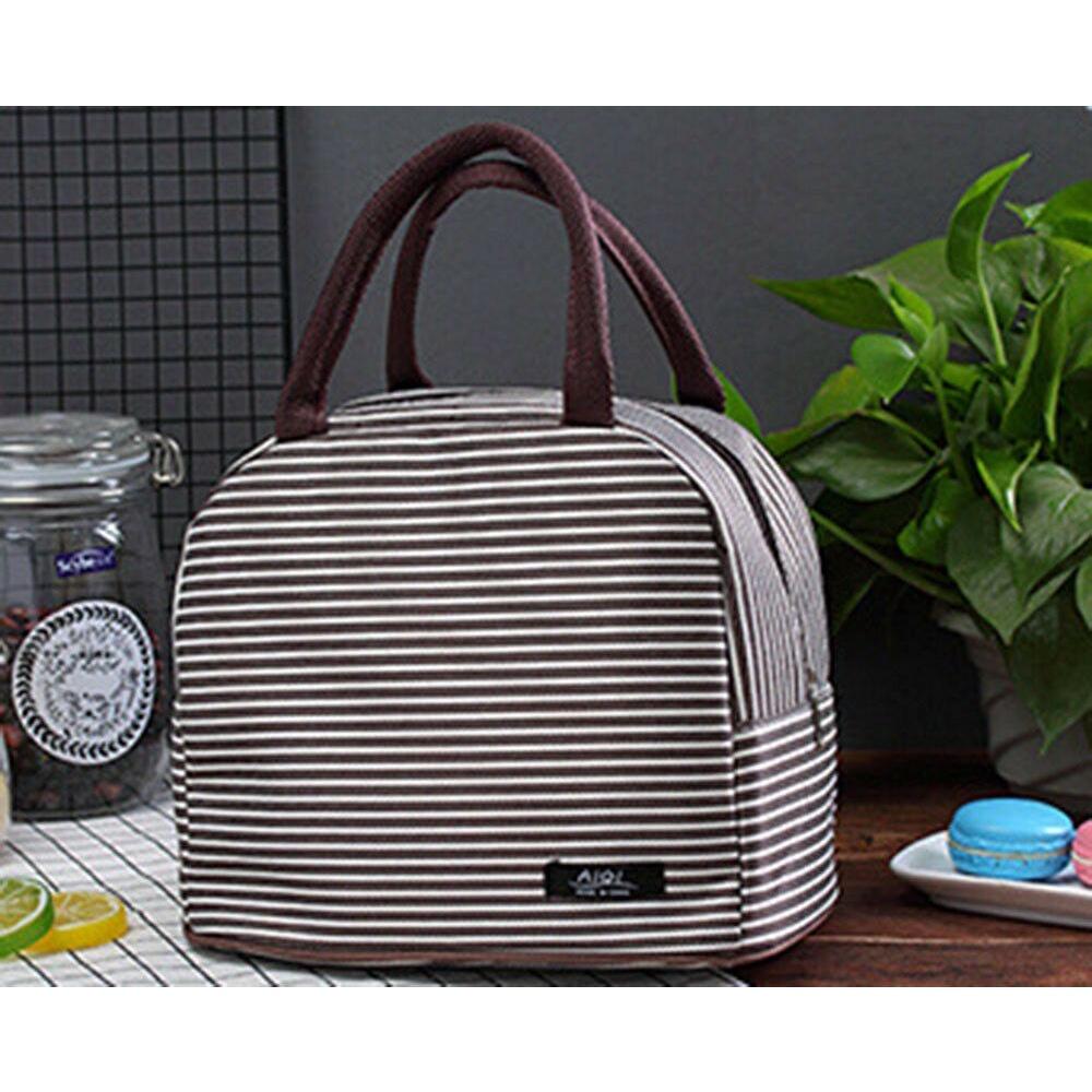 1PC Portable Lunch Bag New Thermal Insulated Lunch Box Tote Cooler Handbag Bento Pouch Dinner Container School Food Storage Bags
