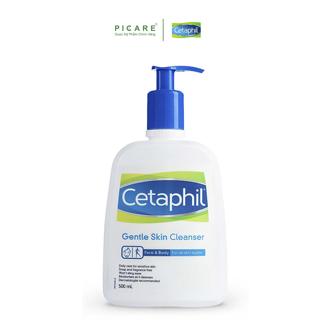 Sữa rửa mặt dịu lành cho da nhạy cảm Cetaphil Gentle Skin Cleanser 500ml