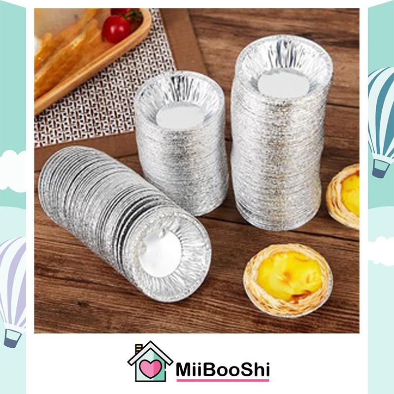 Giấy bạc đế bánh tart trứng bánh kem pateso giấy bạc nướng thức phẩm khuân nhôm nướng bánh