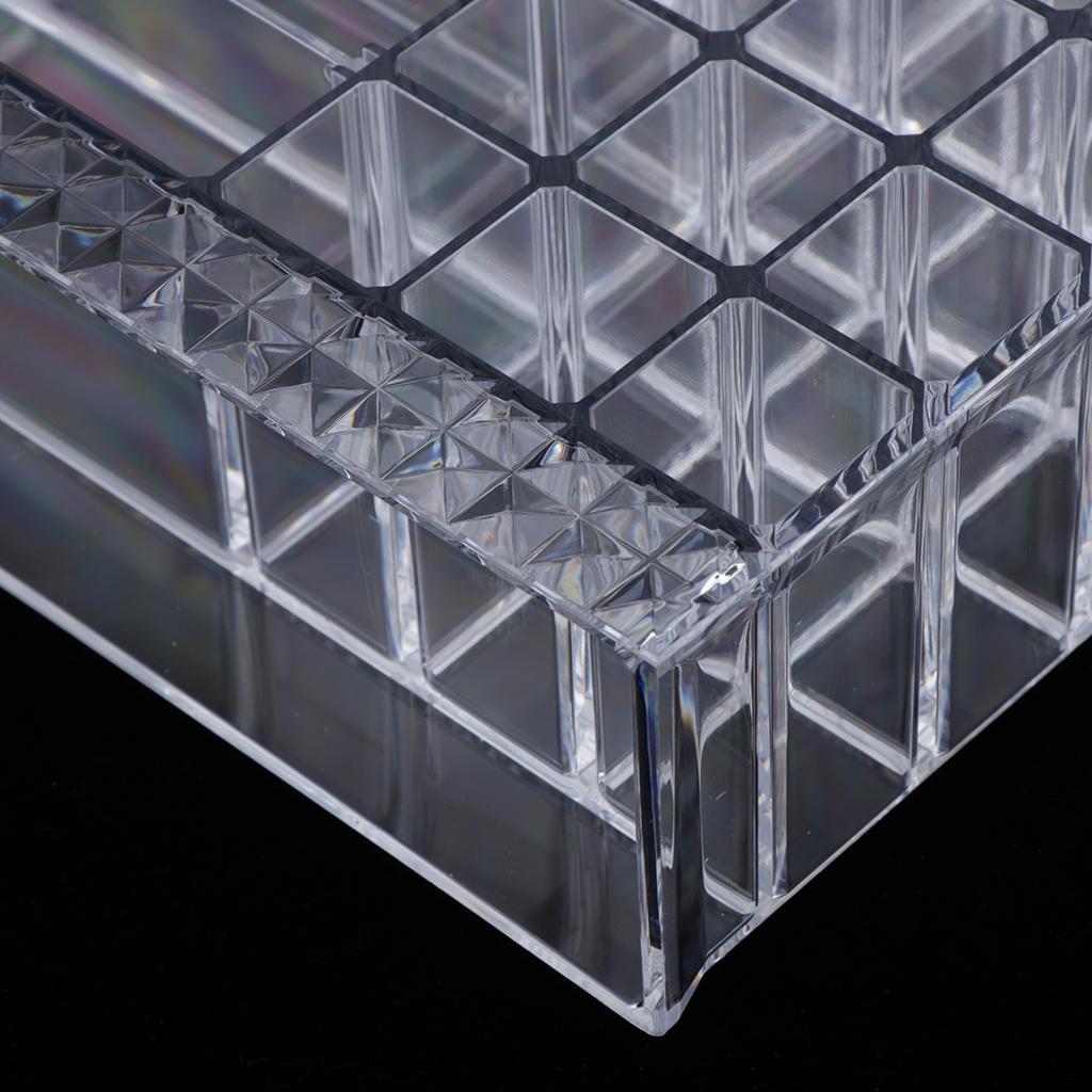 Cosmetic Organizer Clear Acrylic Makeup Box Display Perfume Jewellery Holder
