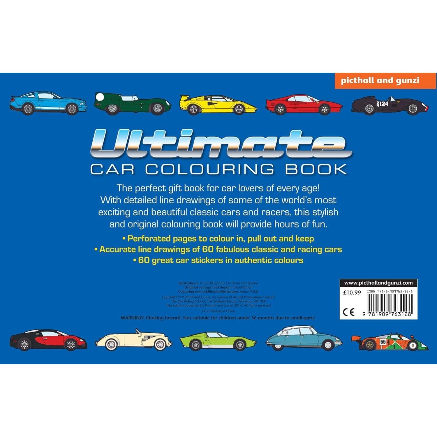 Sách Ultimate Car Colouring Book