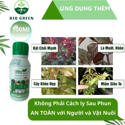 Phân bón cho mai vàng, phân bón sinh học TSBIO 100ml, làm khỏe bộ rễ, lá- bông to dày, nhiều chất dinh dưỡng