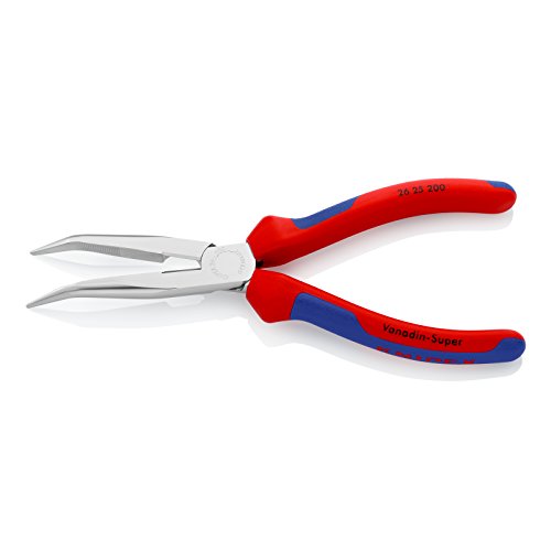 Kìm KNIPEX Mỏ Nhọn Cong 40° Mạ Chrome - 26 25 200