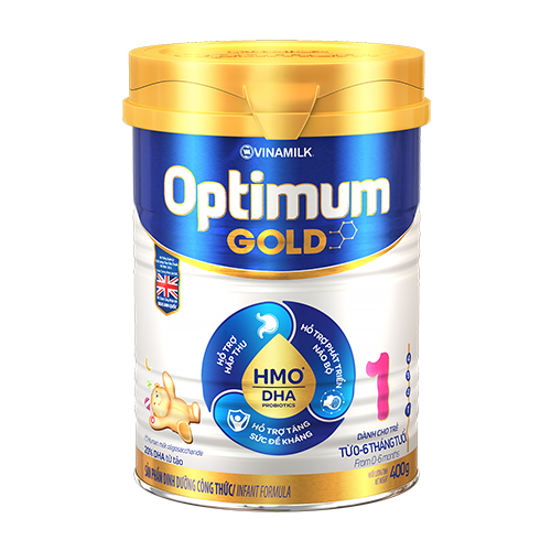 Sữa bột Optimum Gold 1 400g (cho trẻ từ 0 - 6 tháng tuổi)