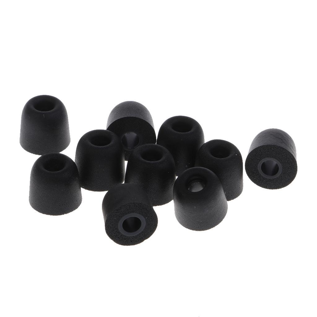 20 Pieces 4.5mm Eartips Bud Earbud Tips Memory Foam For Earphone InEar