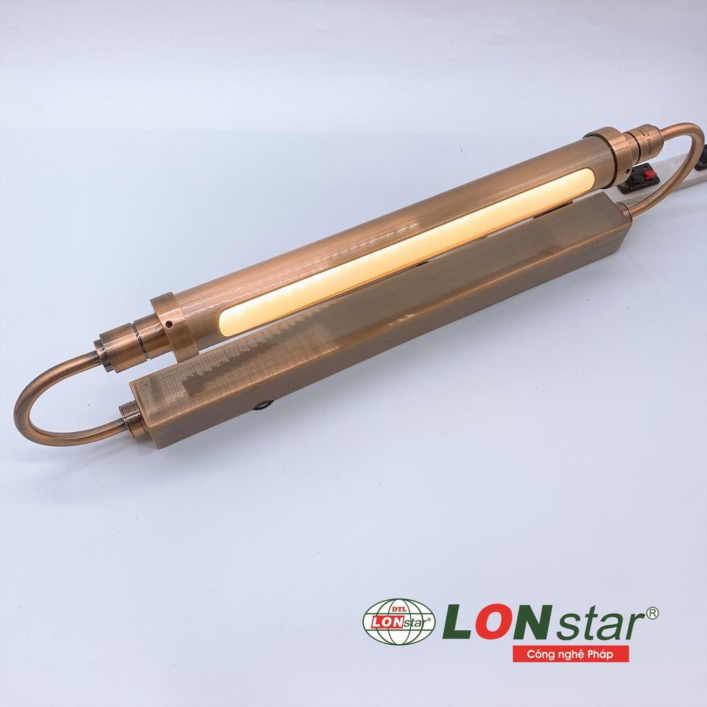 Đèn Soi Tranh , Gắn Gương LONstar Phong Cách Cổ Điển ,Chất Liệu Hợp Kim Mạ Đồng ,Điều Chỉnh Được Góc Chiếu